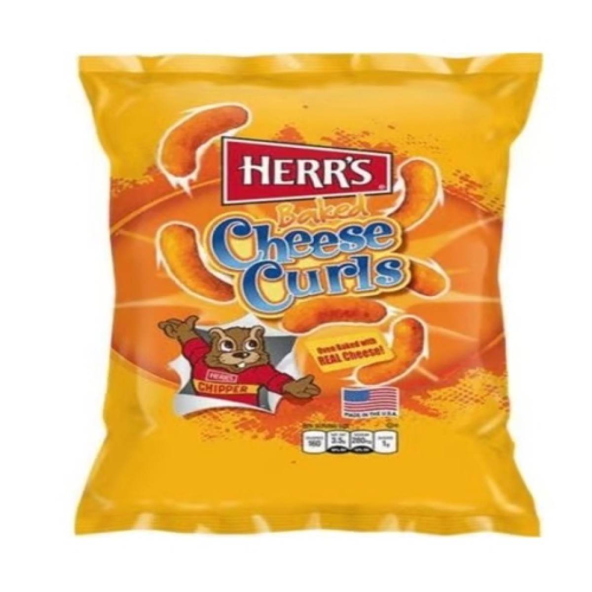 Herr's baked cheese curls 170gr